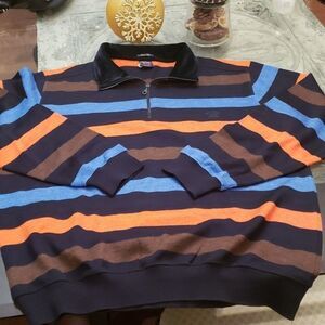 Paul&Shark Yachting Men's Mjlti Color Italian Wool Luxury Sweater Large
